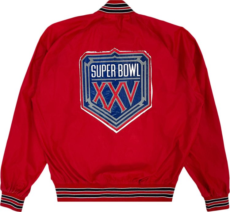 Vintage Super Bowl XXV Jacket Red