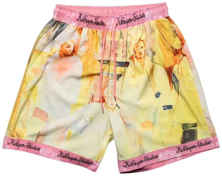 KidSuper After School Philosphy Shorts Multicolor
