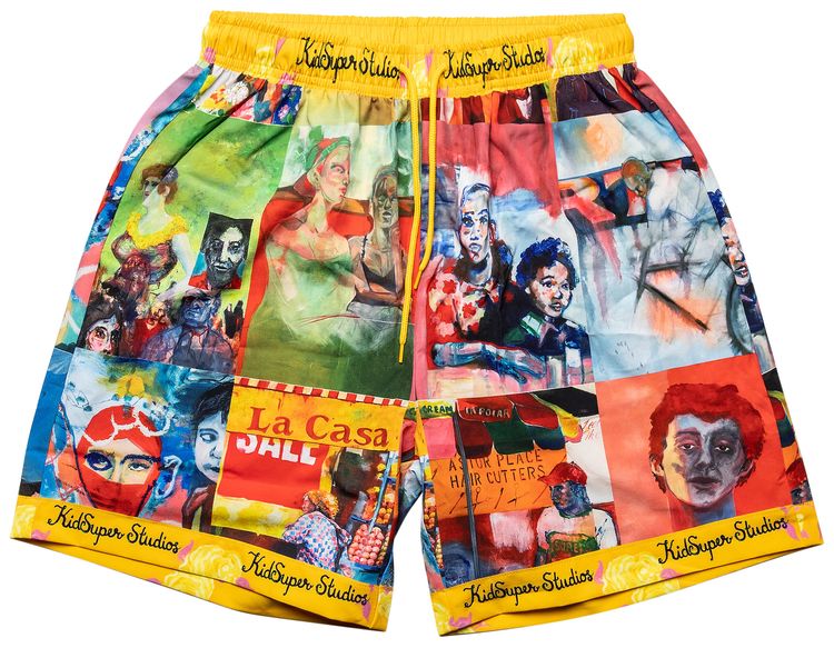 KidSuper Breathing Life Shorts Multicolor