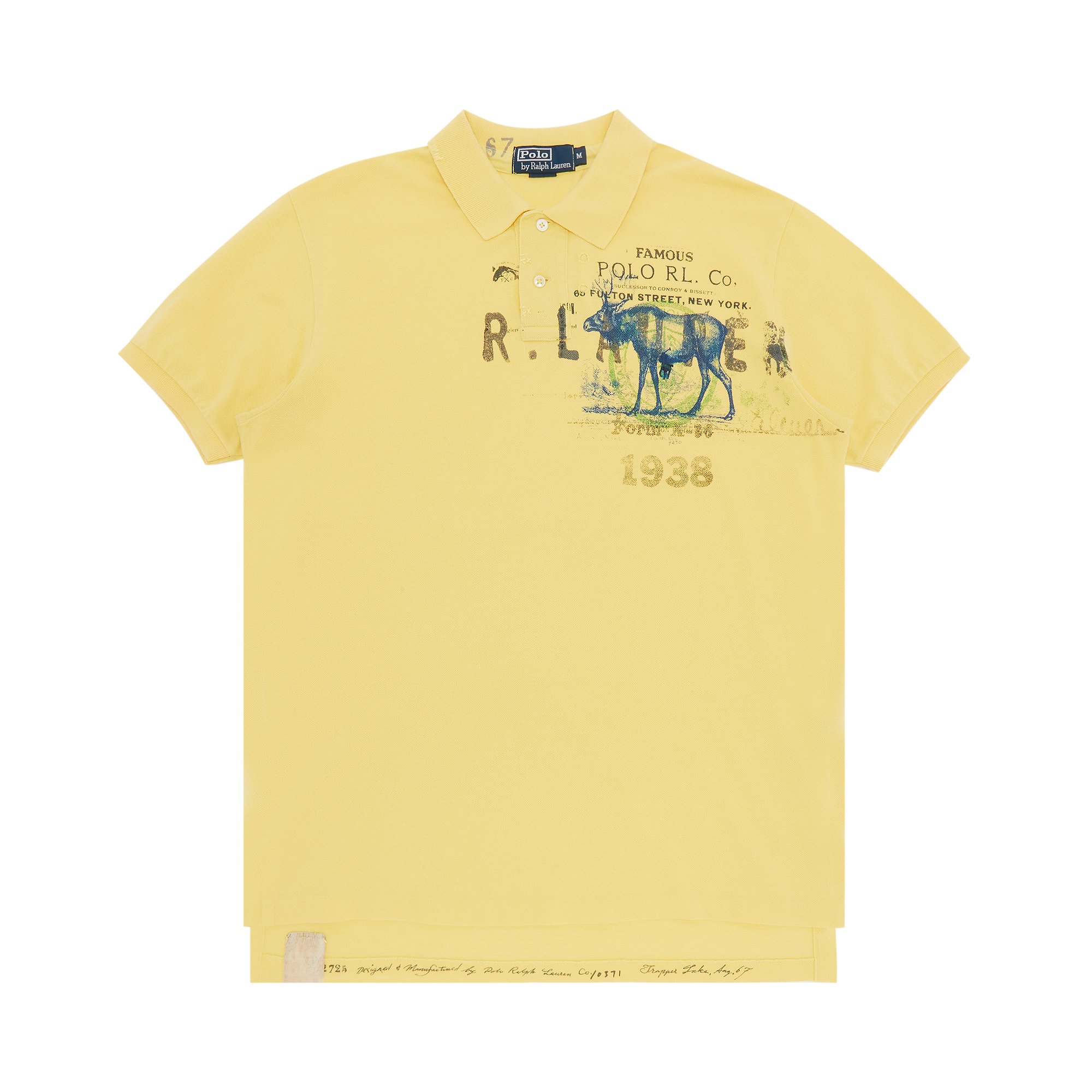 Buy Vintage Polo Ralph Lauren Outdoorsman Polo 'Yellow