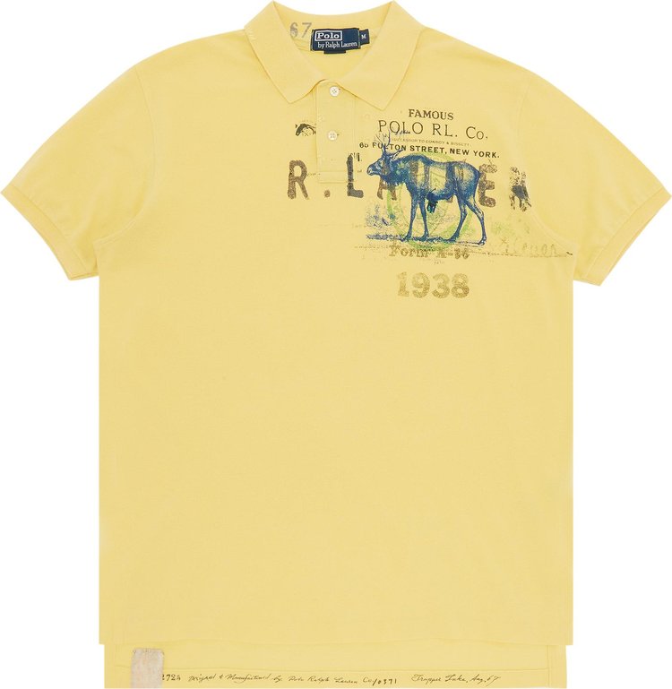 Buy Vintage Polo Ralph Lauren Outdoorsman Polo 'Yellow' - 779934372001 YELL