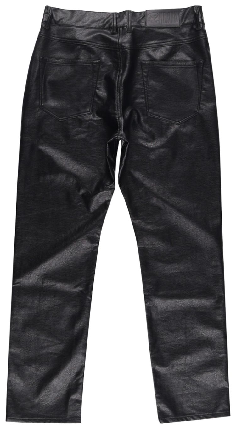 Pleasures Vegan Leather 5 Pocket Black