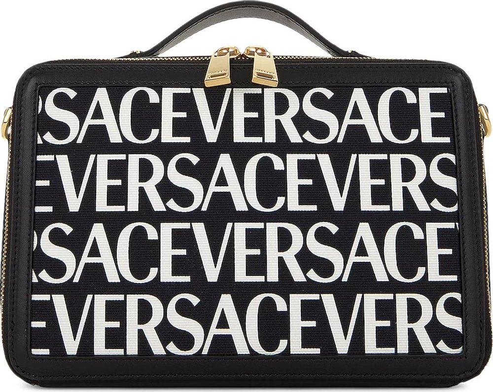 Buy Versace Messenger Bag 'Black/White/Versace Gold' - 1001769 1A06766 ...