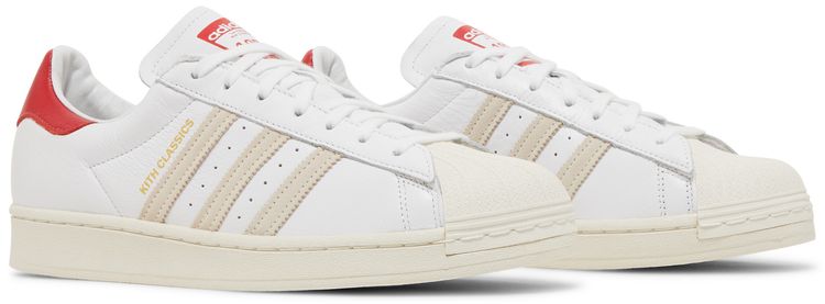 Kith x adidas Superstar Classics Program   White Red