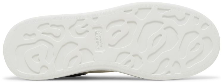 Alexander McQueen Oversized Sneaker White Navy Patent