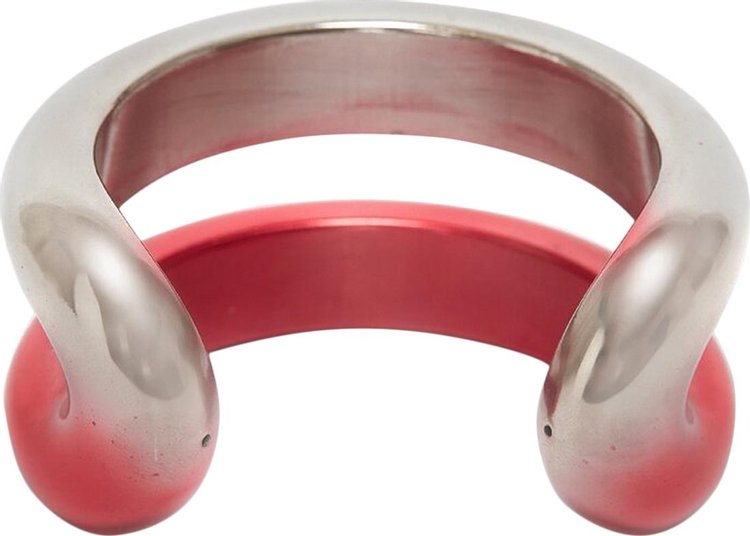 JW Anderson Bumper Tube Cuff Bracelet Orange