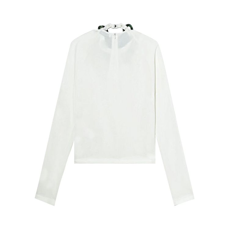 JW Anderson Chain Link Cold Shoulder Top White