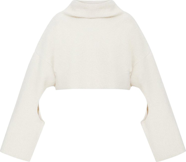 JW Anderson Cropped Cut Out Jumper 'Tan'