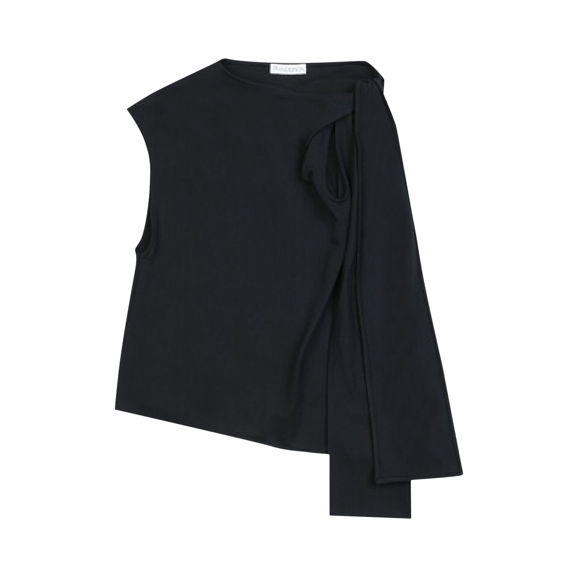 Buy JW Anderson Cut out Asymmetric Tank Top 'Black' - TP0220