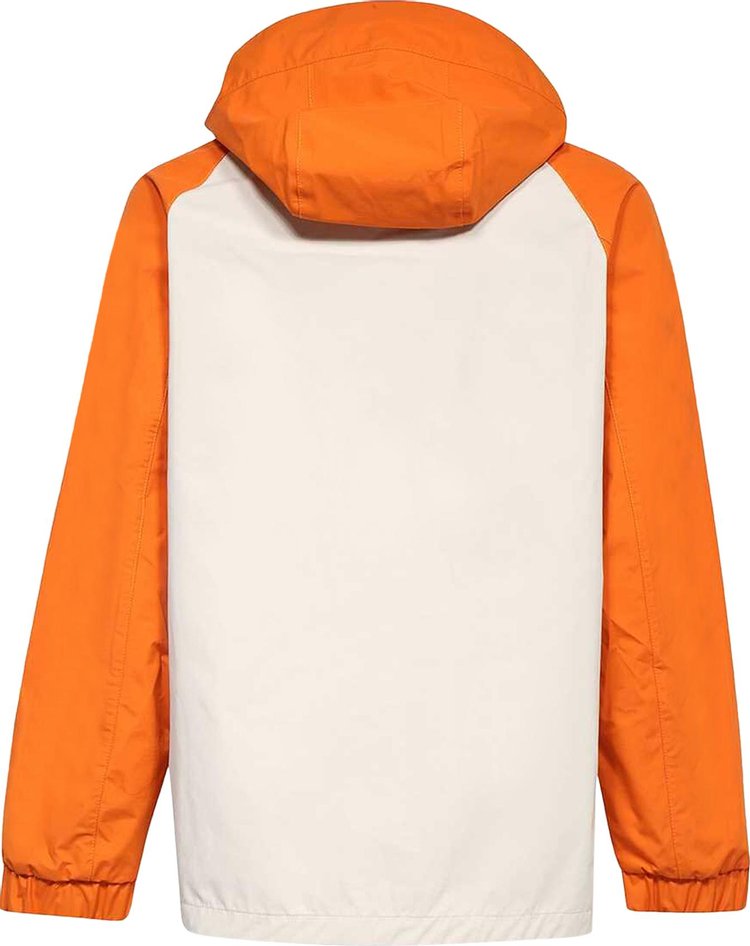 JW Anderson Short Colorblock Parka OrangeCement