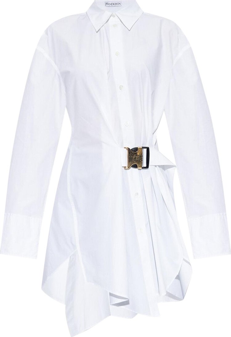 JW Anderson Twisted Buckle Shirt 'White'