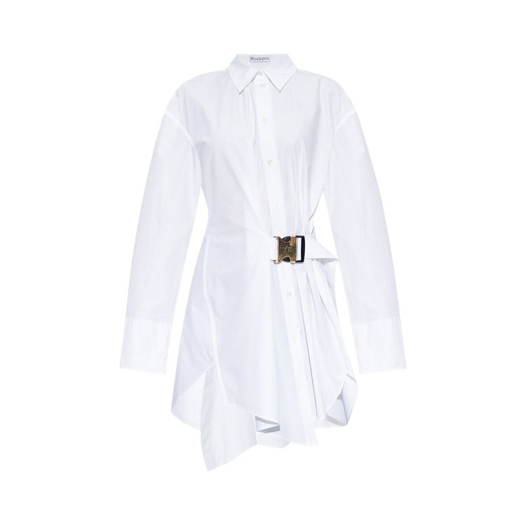 JW Anderson Twisted Buckle Shirt White