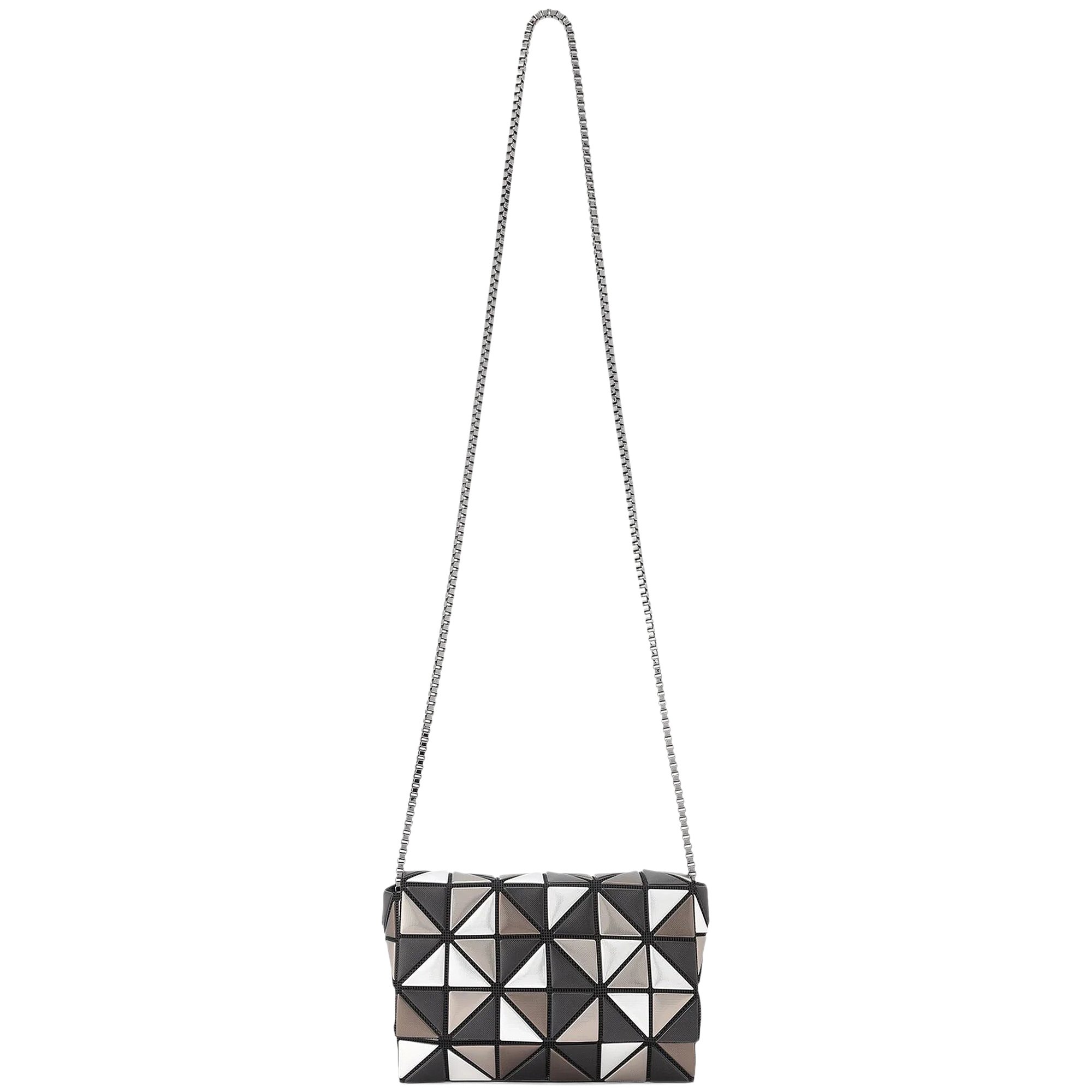 Buy Bao Bao Issey Miyake Platinum Mix Crossbody Bag 'Gunmetal Mix