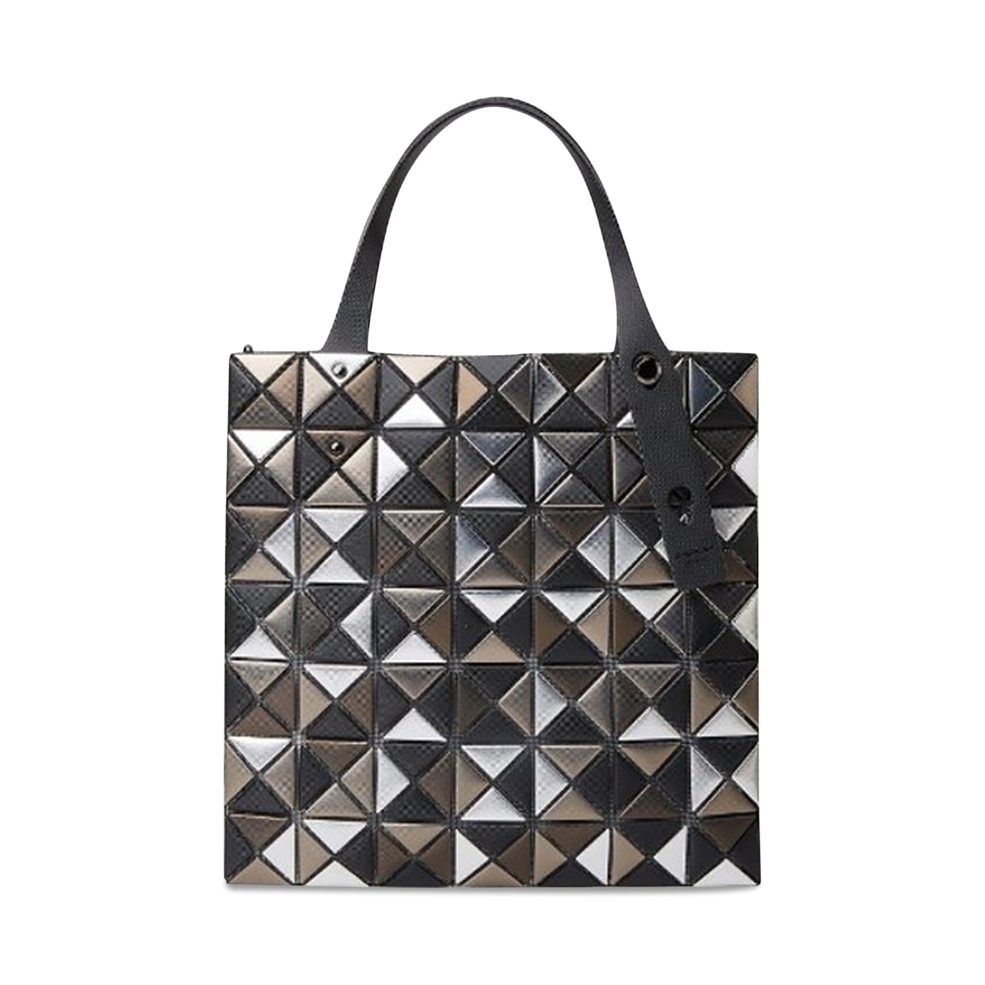 Buy Bao Bao Issey Miyake Platinum Mix Tote Bag 'Gunmetal Mix