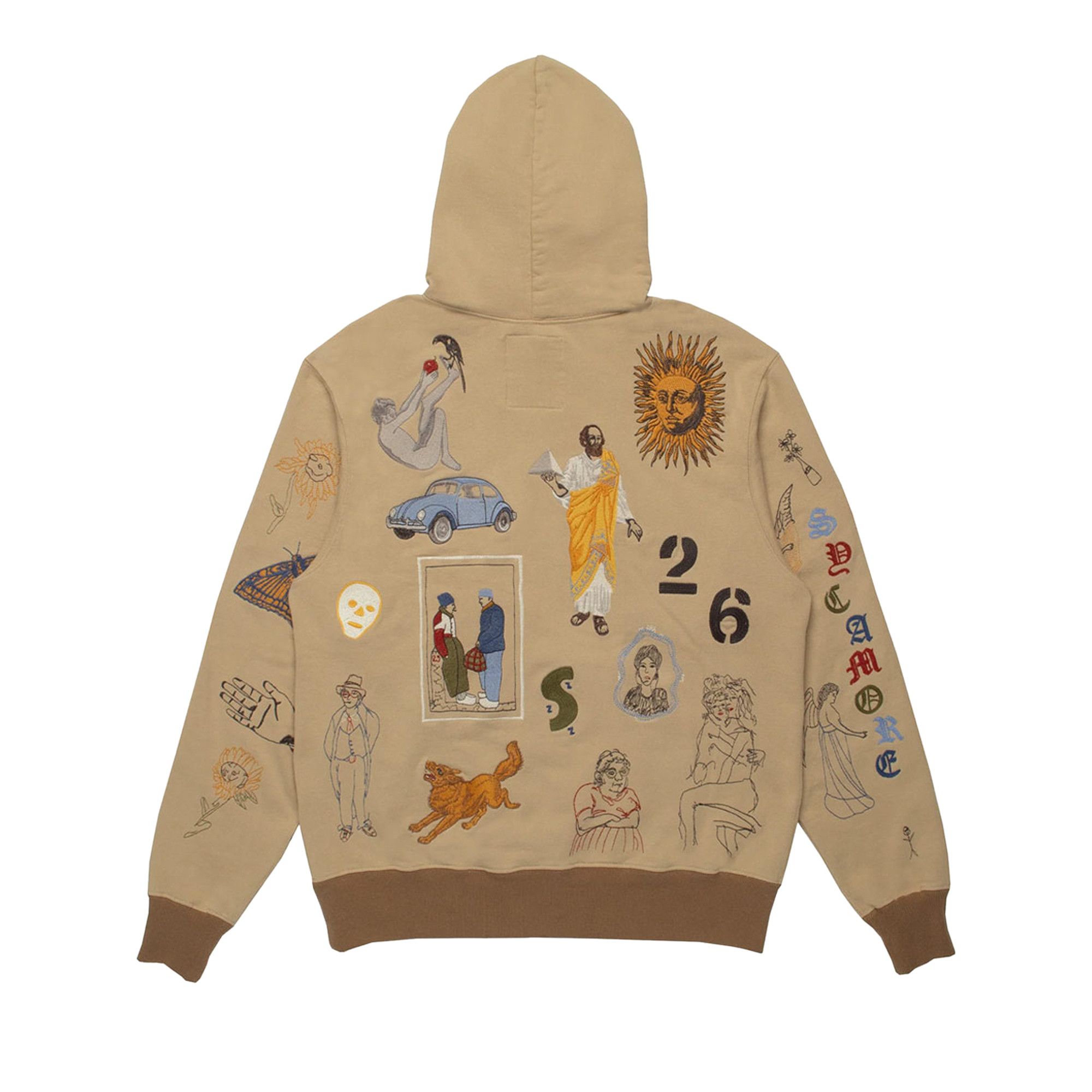Buy Samuel Zelig Gallery 001 Hoodie 'Khaki/Multicolor