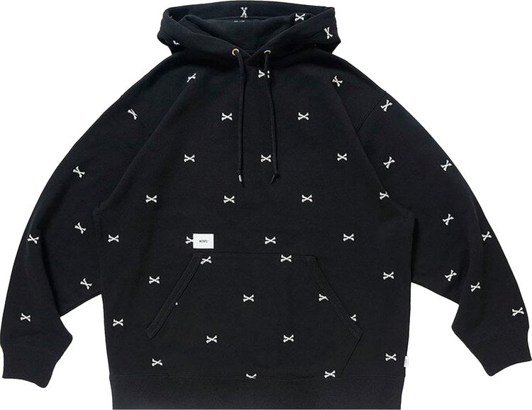 WTAPS Crossbones Hooded Sweatshirt 'Black'