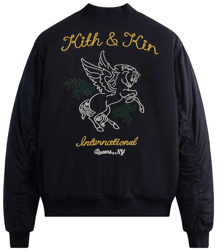 Kith Dumont Flight Bomber Jacket Black