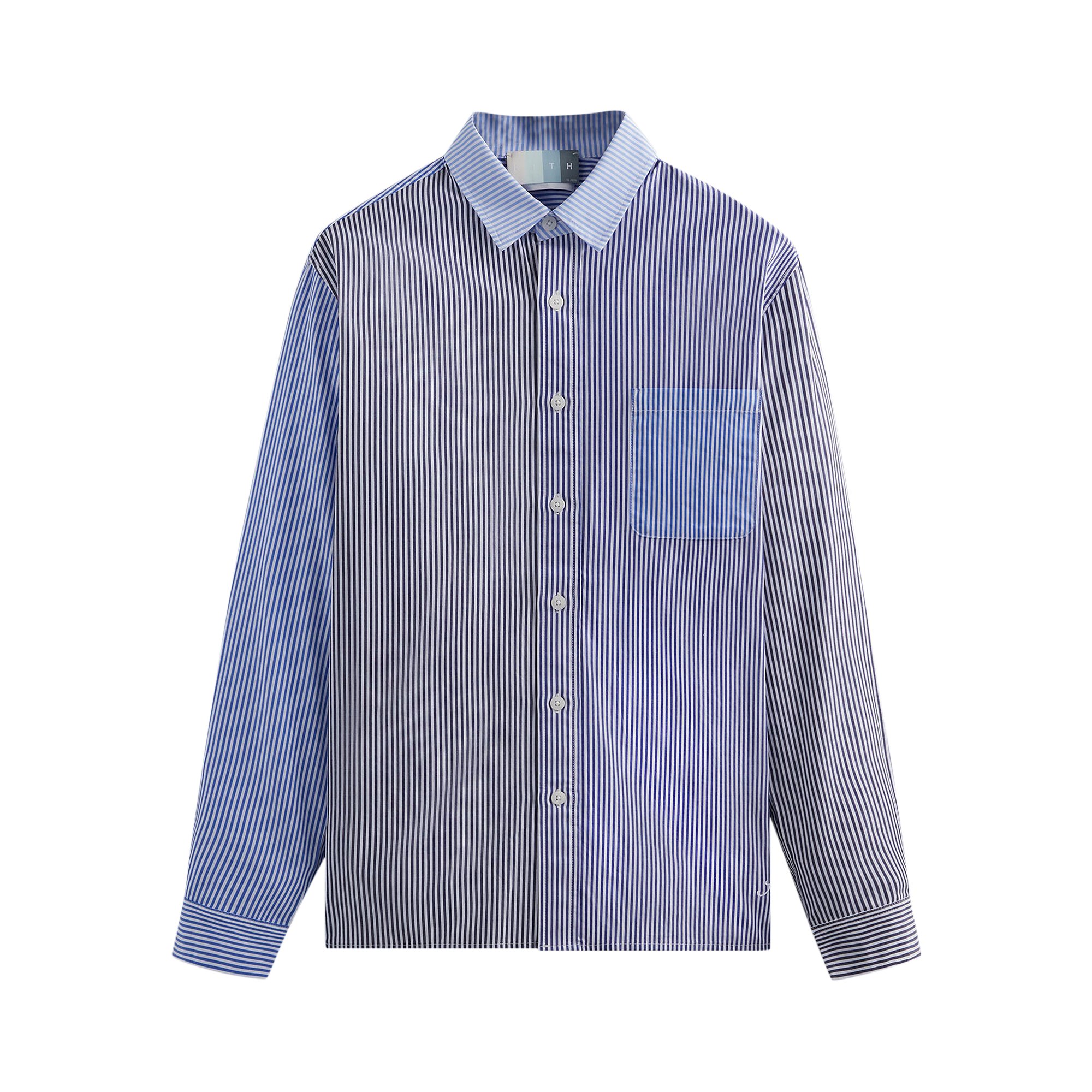 Kith Striped Berkeley Button Down Shirt 'Montage'