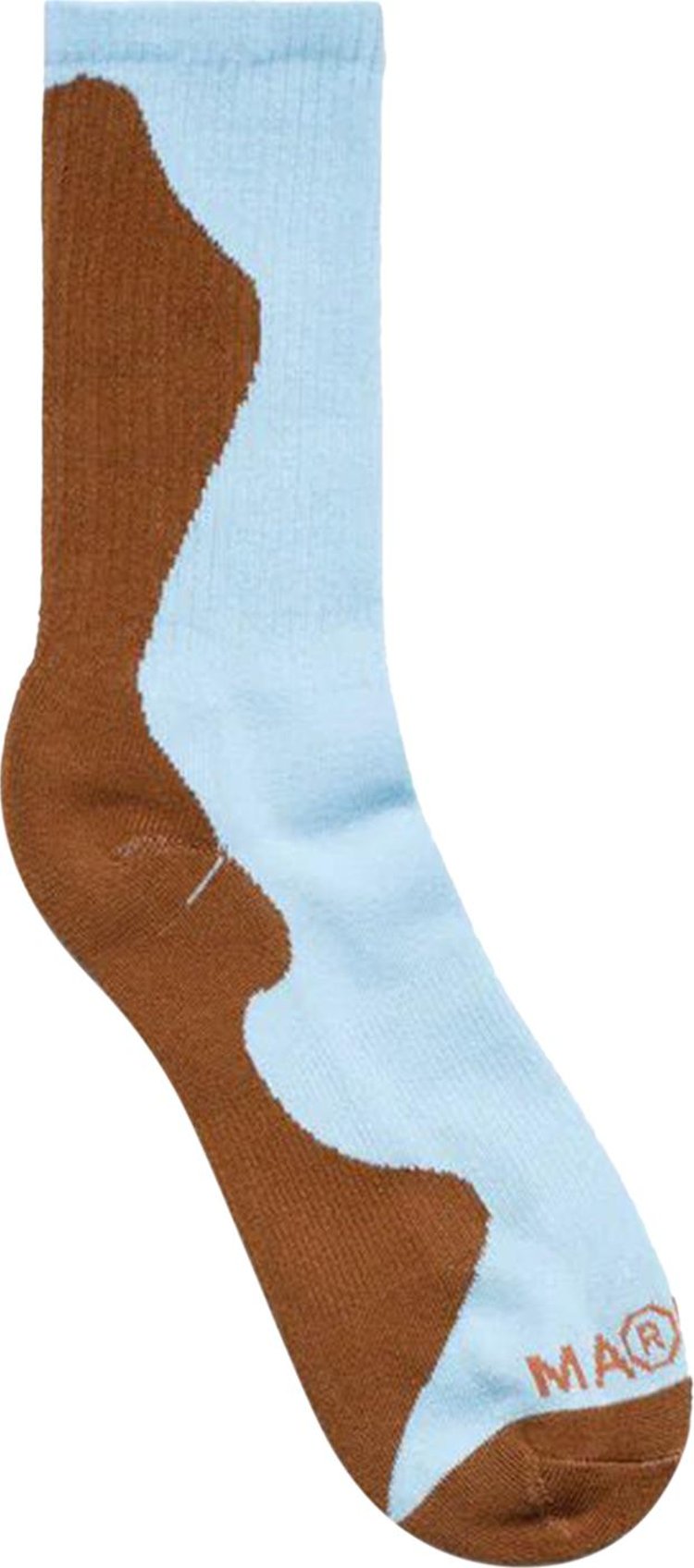 Market Deep End Sock 'Wonka Brown/Deep Sea Blue'