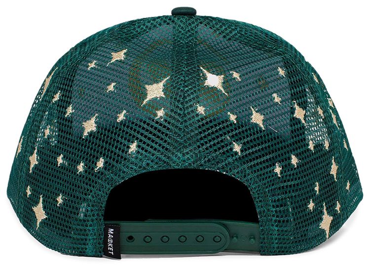 Market Cosmo Market Trucker Hat Evergreen