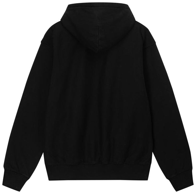 Stussy Champion Pigment Dyed Hoodie Black