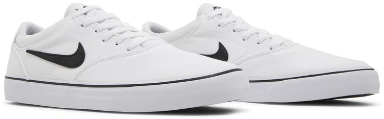 Chron 2 Canvas SB White Black