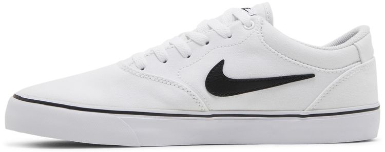 Chron 2 Canvas SB White Black