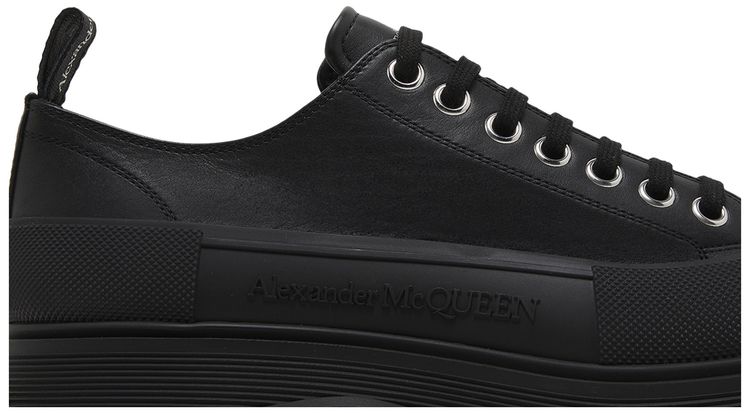 Alexander McQueen Tread Slick Lace Up Black