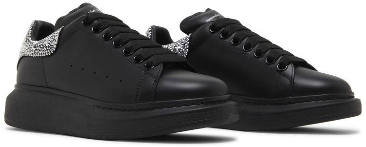 Alexander McQueen Wmns Oversized Sneaker Black Crystal