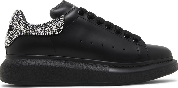 Alexander McQueen black Leather Oversized Sneakers
