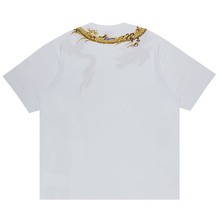 Supreme Dragon Wrap Short Sleeve Top White