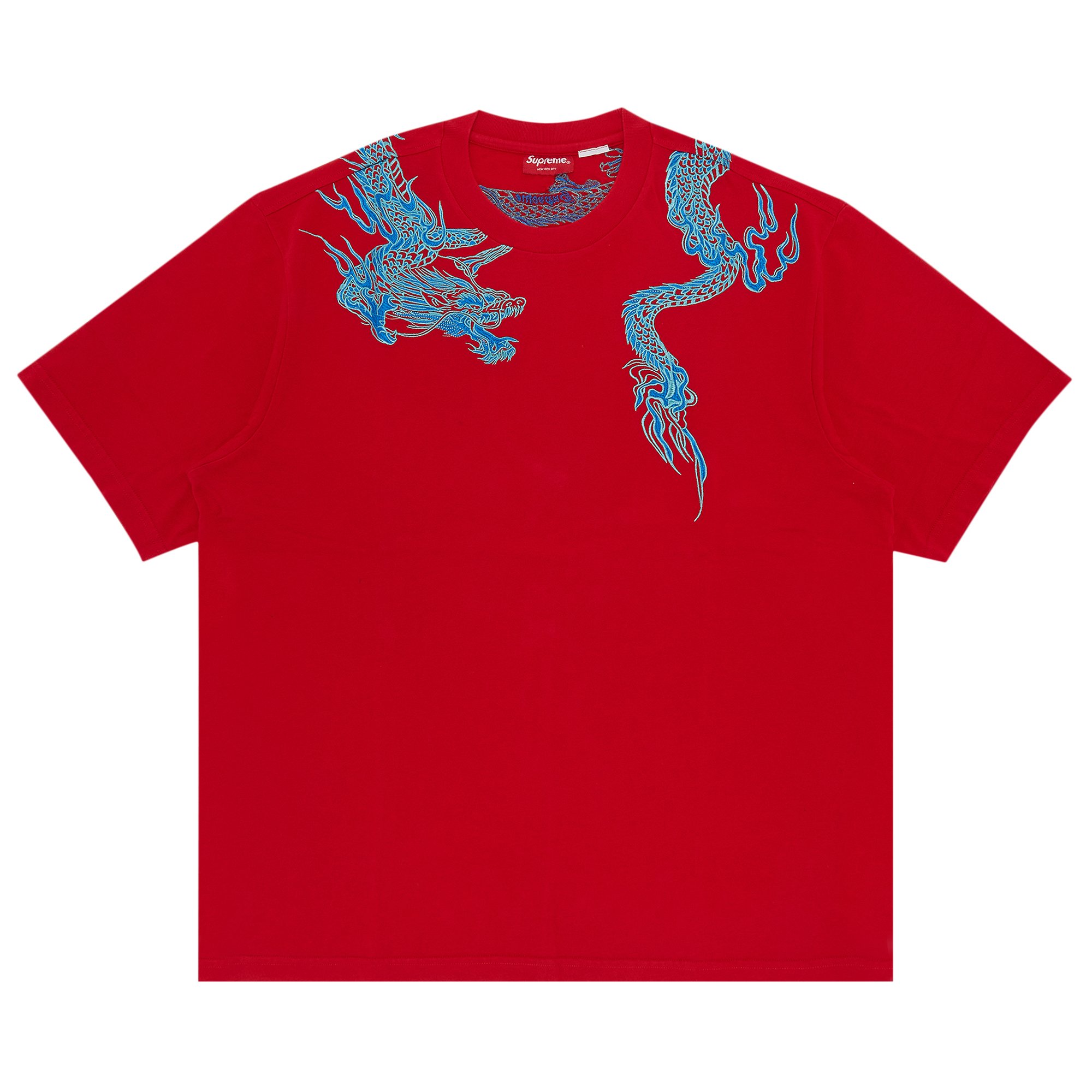 Supreme Dragon Wrap Short-Sleeve Top 'Red'