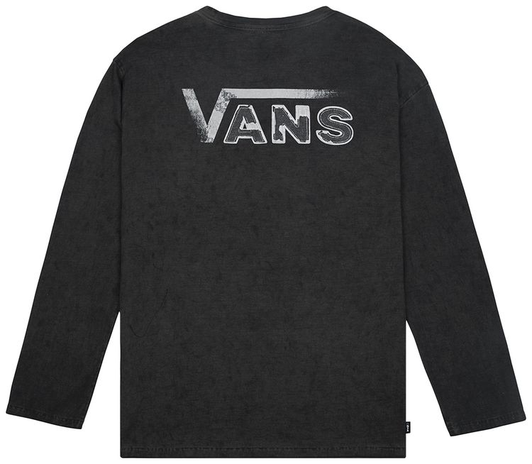 C2H4 x Vans Vol2 Off The Wall Trendy Long Sleeve Tee Dark Grey