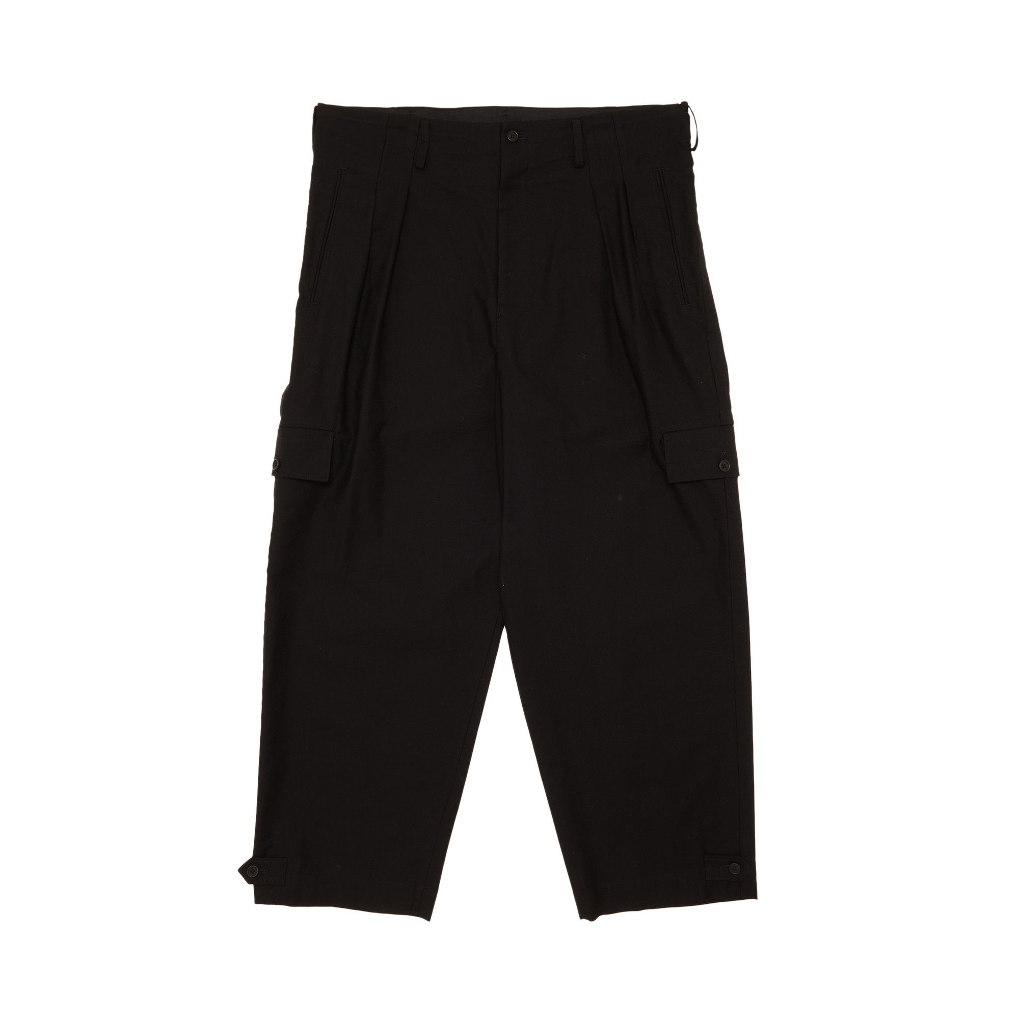 人気のクリスマスアイテムがいっぱい！ 'Black' Pants Twill Flap Side Yamamoto Yohji Buy - P12 HZ クッション・座布団