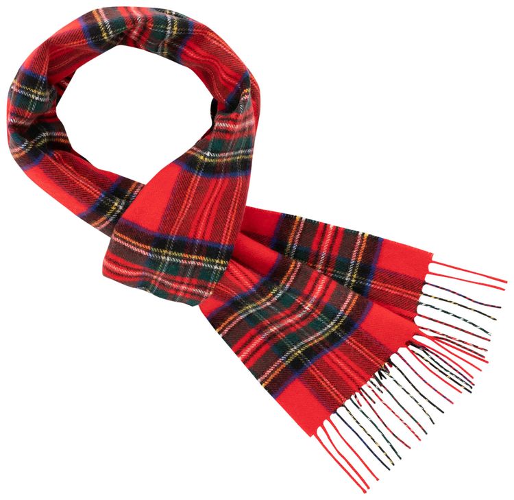 Aime Leon Dore Tartan Cashmere Scarf Dress Gordon