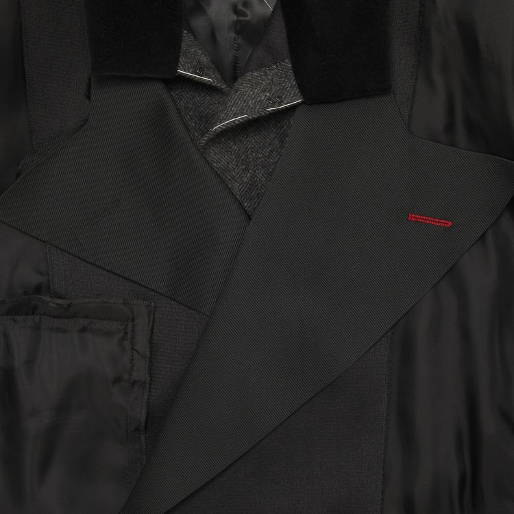 Maison Margiela Plain Long Coat Black