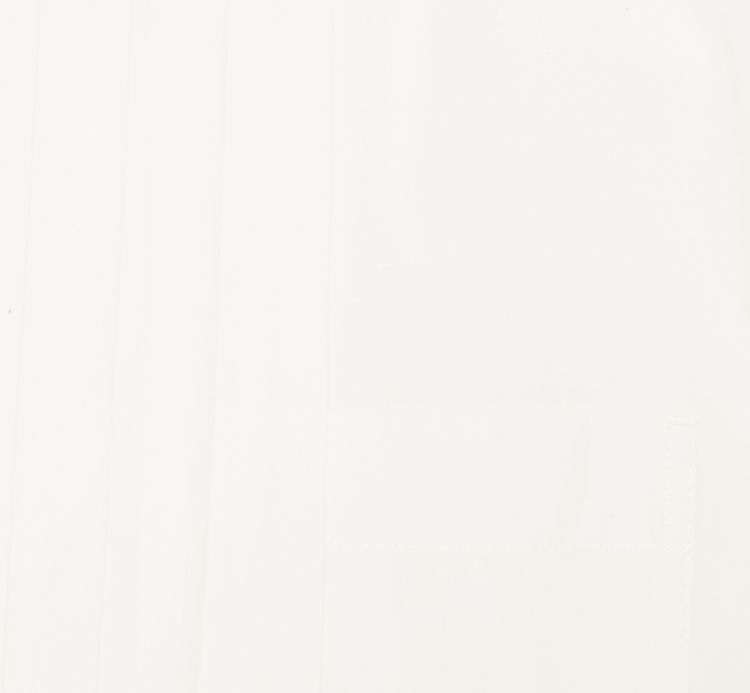 Yohji Yamamoto Pour Homme Collart Stand With Pleated Cloth White