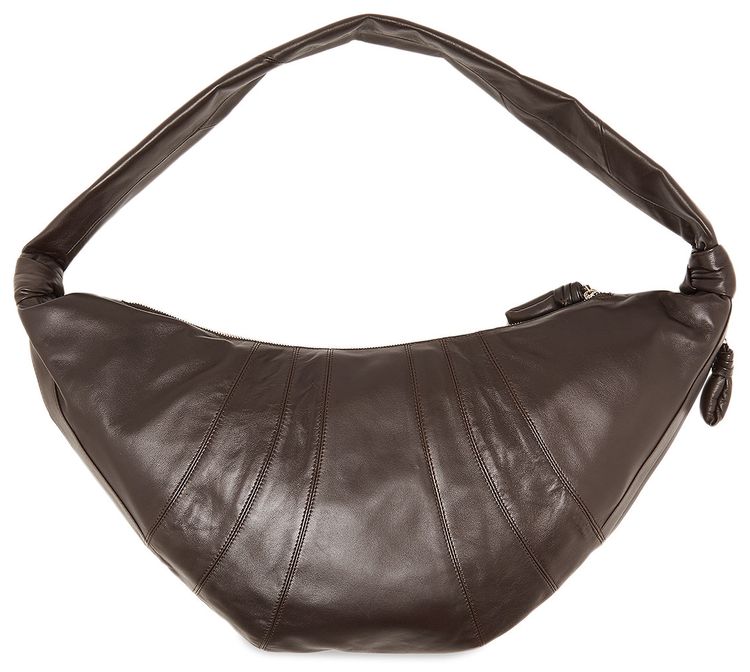 Lemaire Large Croissant Bag Dark Chocolate