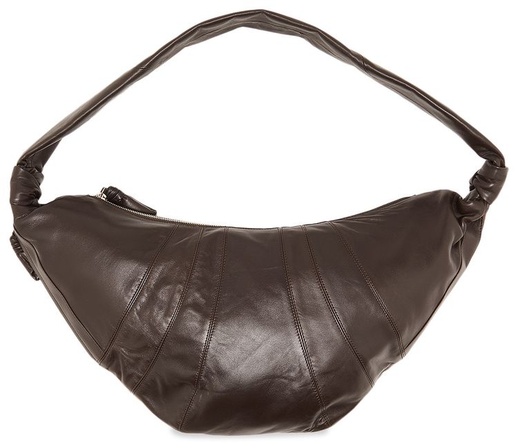 Lemaire Large Croissant Bag Dark Chocolate