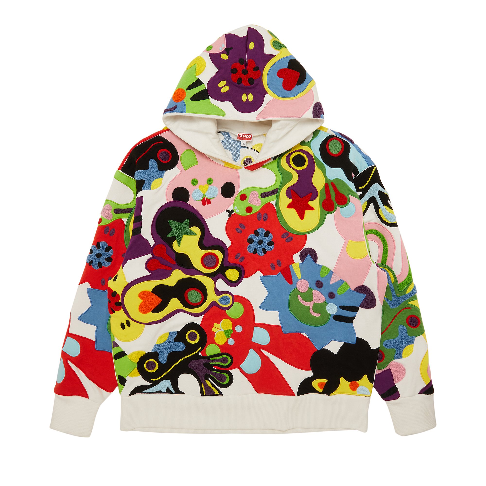 Buy Kenzo Oversized Hoodie 'Multicolor' - FD55SW4694MF MU | GOAT
