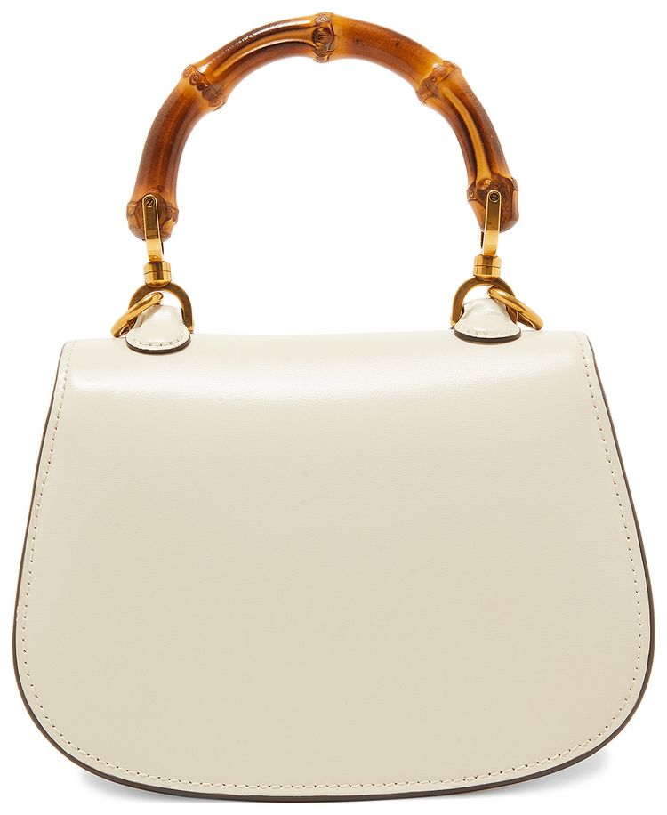 Gucci Bamboo 1947 Mini Top Handle Bag White