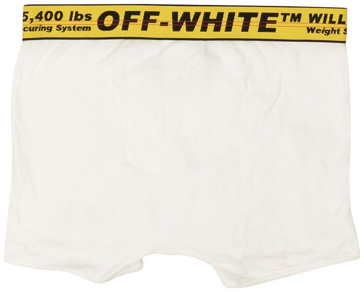 Off White Single Pack Boxer White