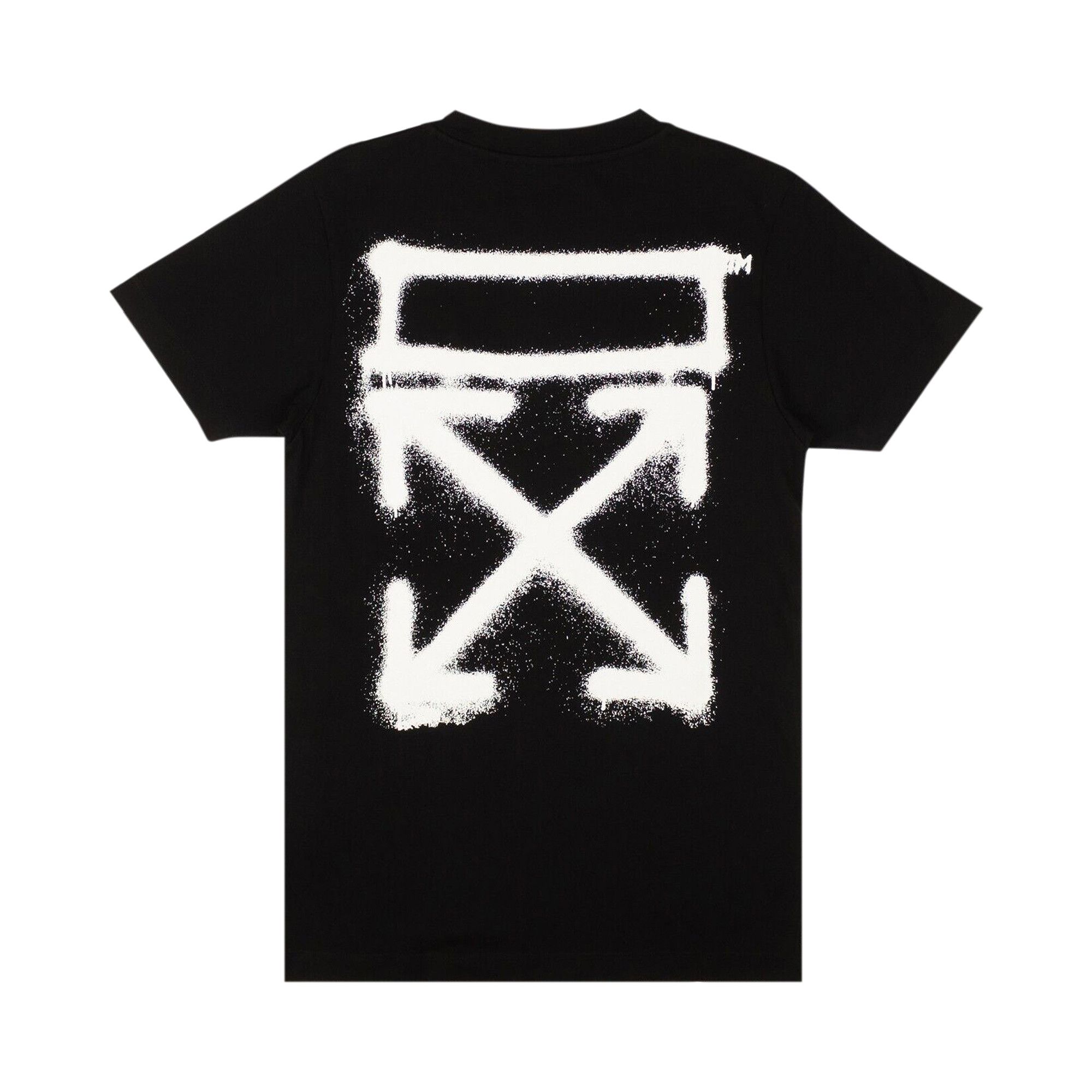Buy Off-White Spray Marker Slim Tee 'Black/White Buy Off-White Spray Marker Slim Tee 'Black/White