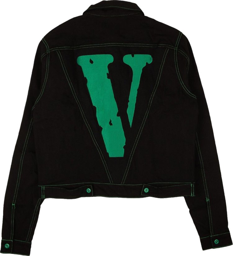 Vlone Friends Denim Jacket BlackPurple