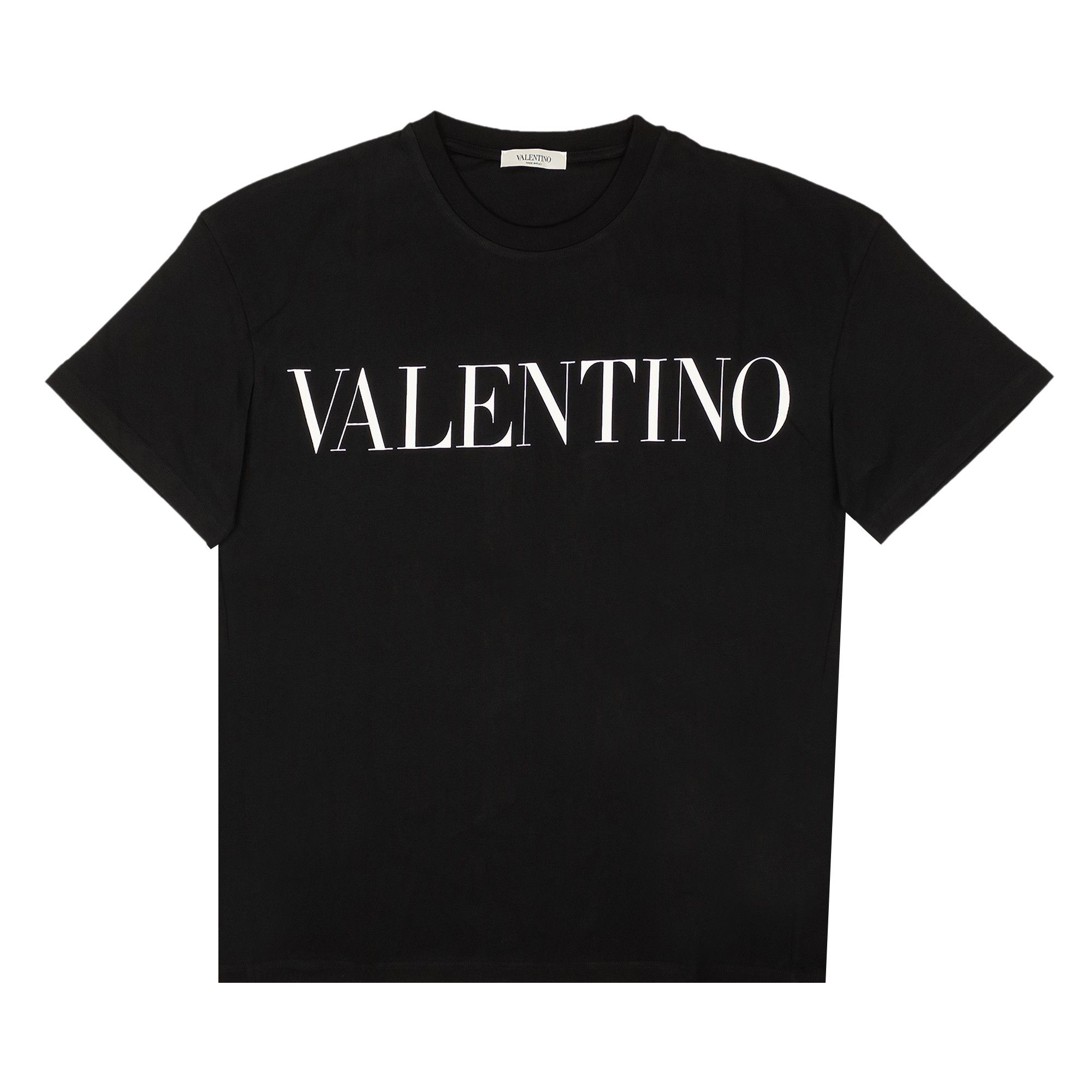 Buy Valentino T-Shirt With Print 'Black' - WV0MG10W7SS 0NI | GOAT