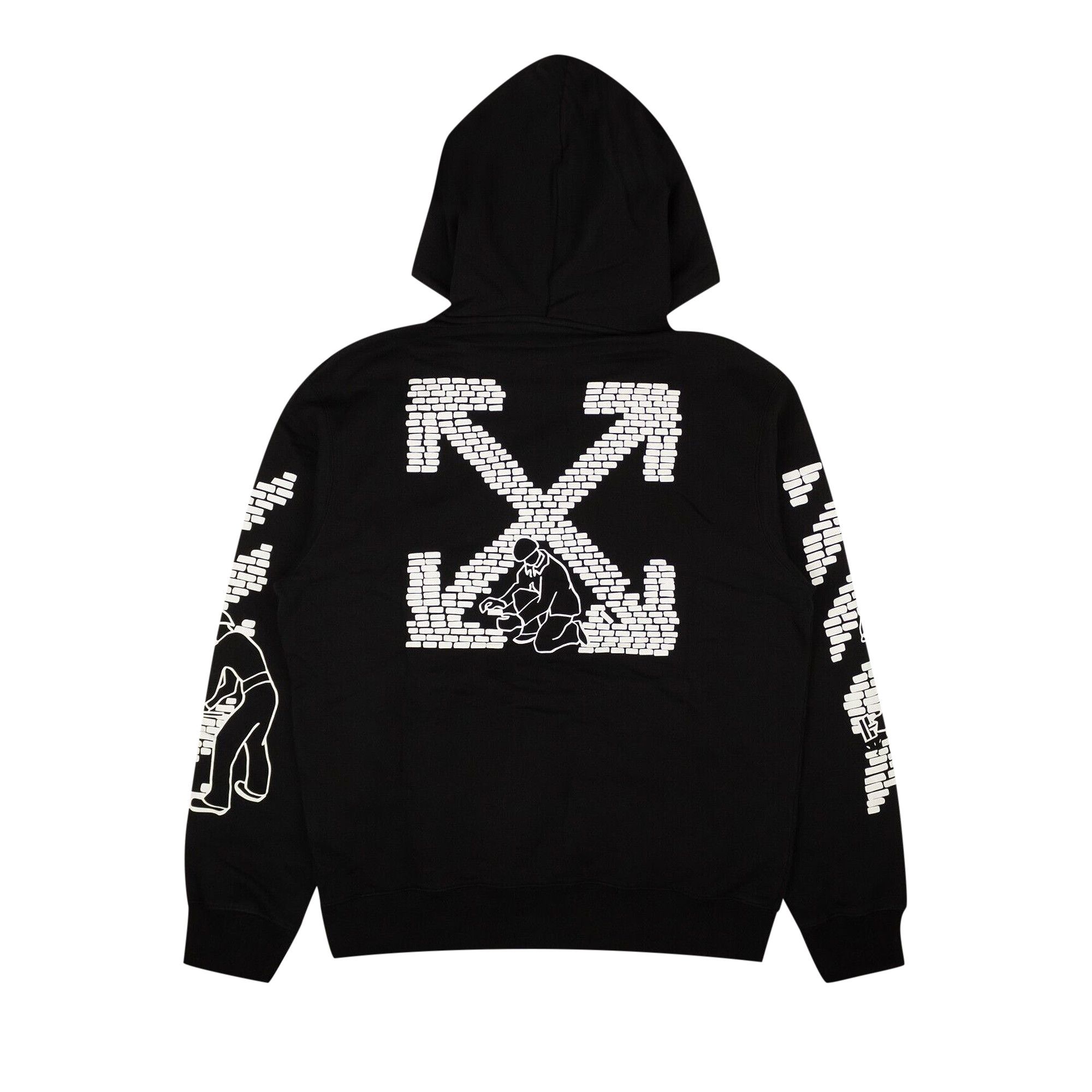 White and black off white hoodie cheap