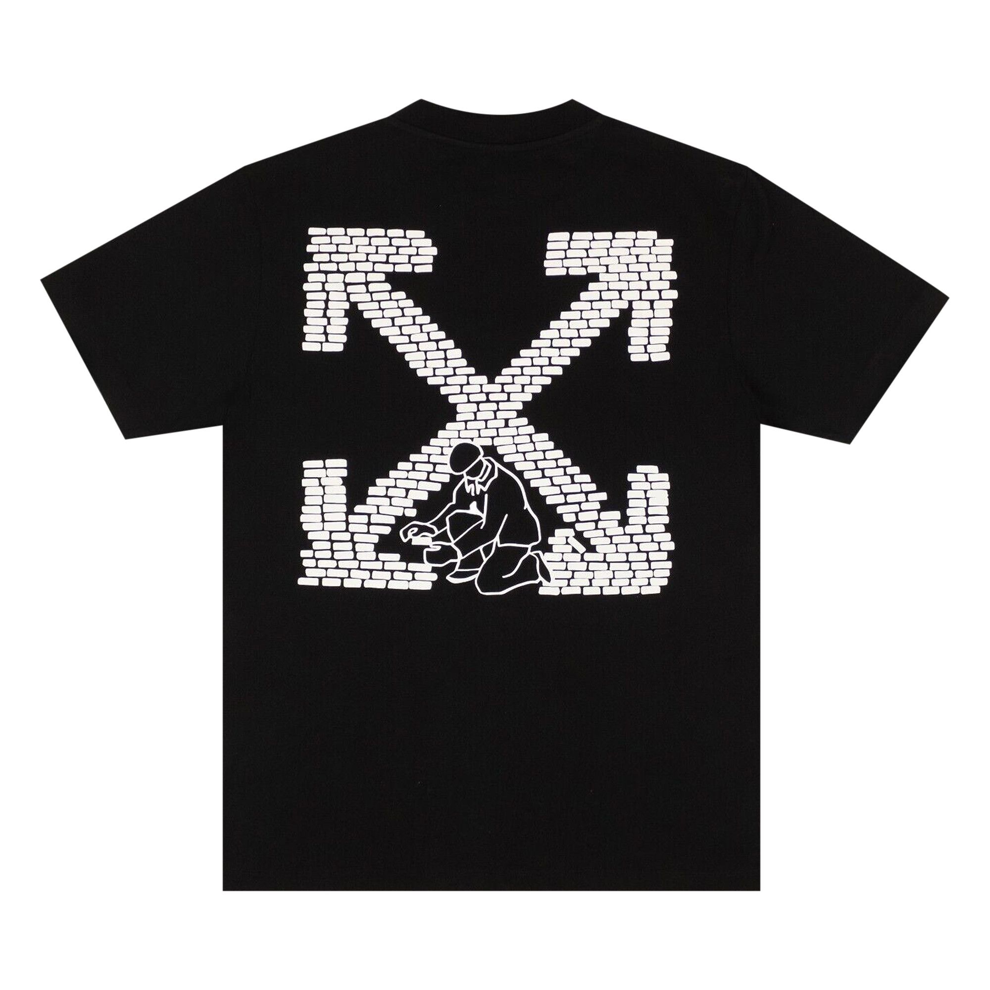 Off white firetape t shirt top