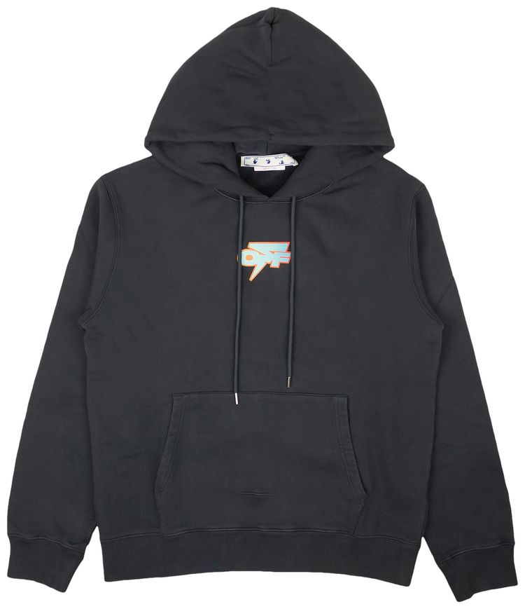 Off White Degrade Thunder Slim Hoodie Outer Space