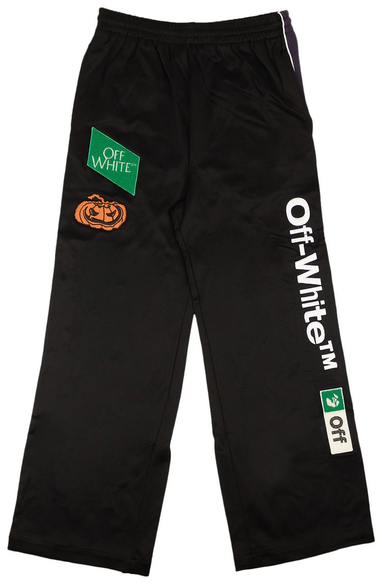 Off White Multilogo Skate Trackpant BlackWhite