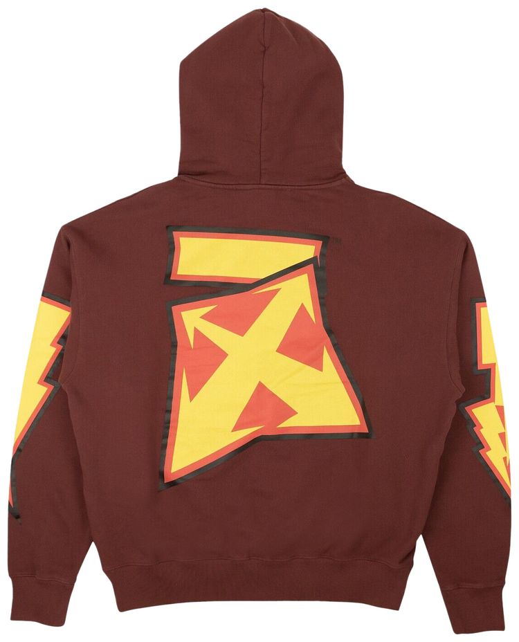 Off White Thunder Stable Skate Hoodie Yellow